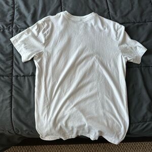 White Shirt Sleeve Nike Tee